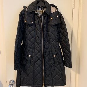 Burberry Baughton quilted jacket M black NWT